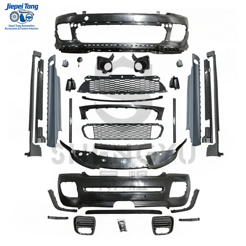 

Бамперы для автомобилей R55 R56 R57 R58 R59 2007-2013 в стиле JCW, включая передний и задний бамперы, решетку радиатора и боковые пороги.