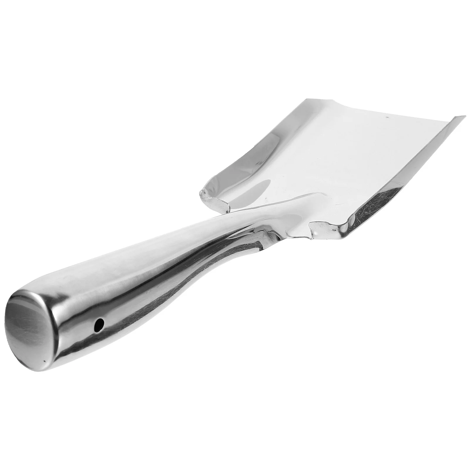 Thickened Stainless Shovel for Home Garden Use Strong Hardness One-Piece Design Ideal for Soil Loosening Cultivating and Camping