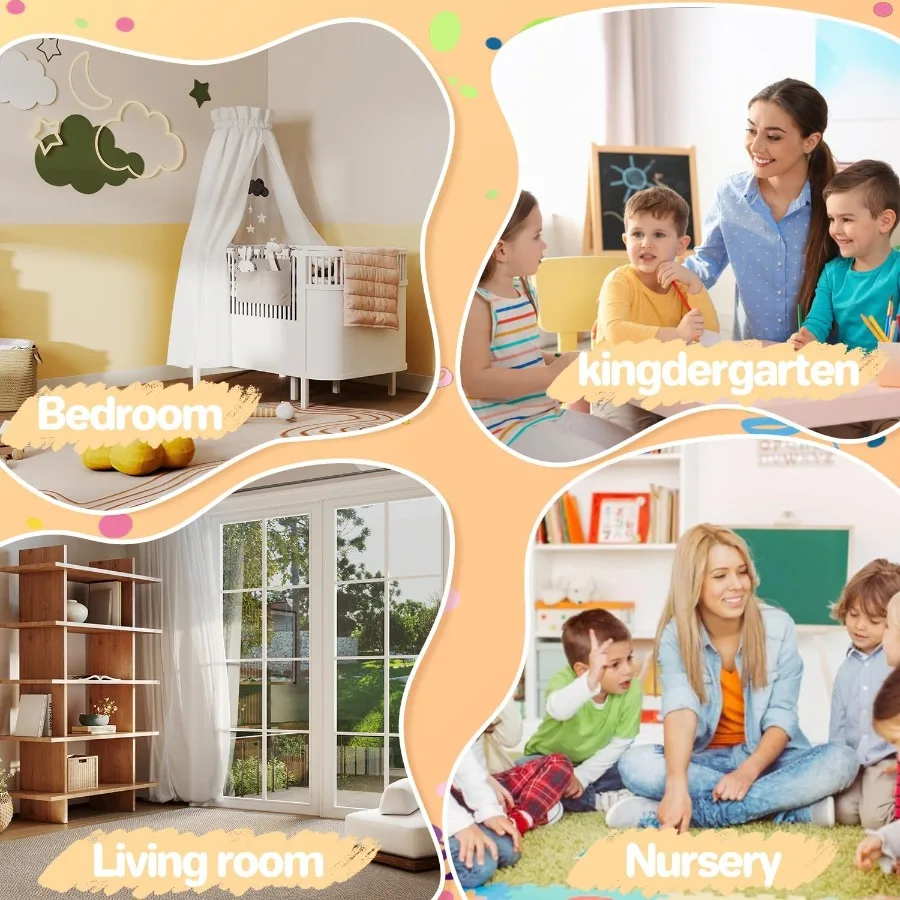 Wood Table and 2 Chair Sets Toddler Small Multi-Activity Study Eating and Playing Table Set for Age 3-7 Child Desk and Chair Se