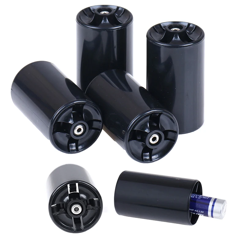 4PCS AA To D Type Cell Battery Converter Adapter Holder Batteries Case Switcher-F(x)