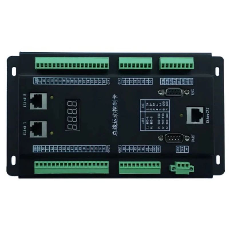 Bus motion control card New version card EtherCAT bus motion control card RS485 RS232Modbus Switch output/input 24