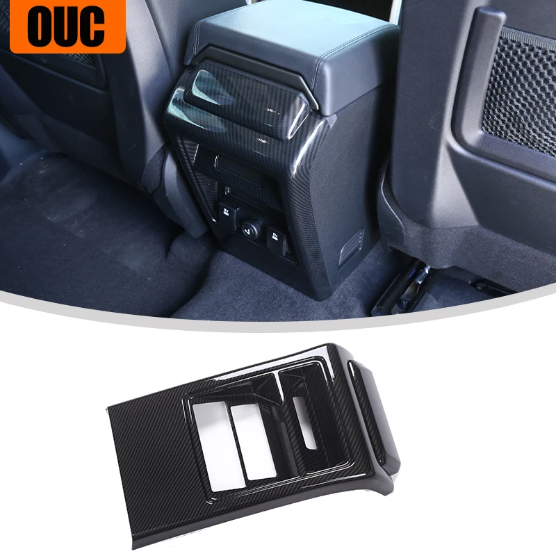 

Car Rear Air Condition Vent Outlet Frame Anti-Kick Panel Cover Trim For Land Rover Discovery Sport 2015-2018 Interior Accessorie