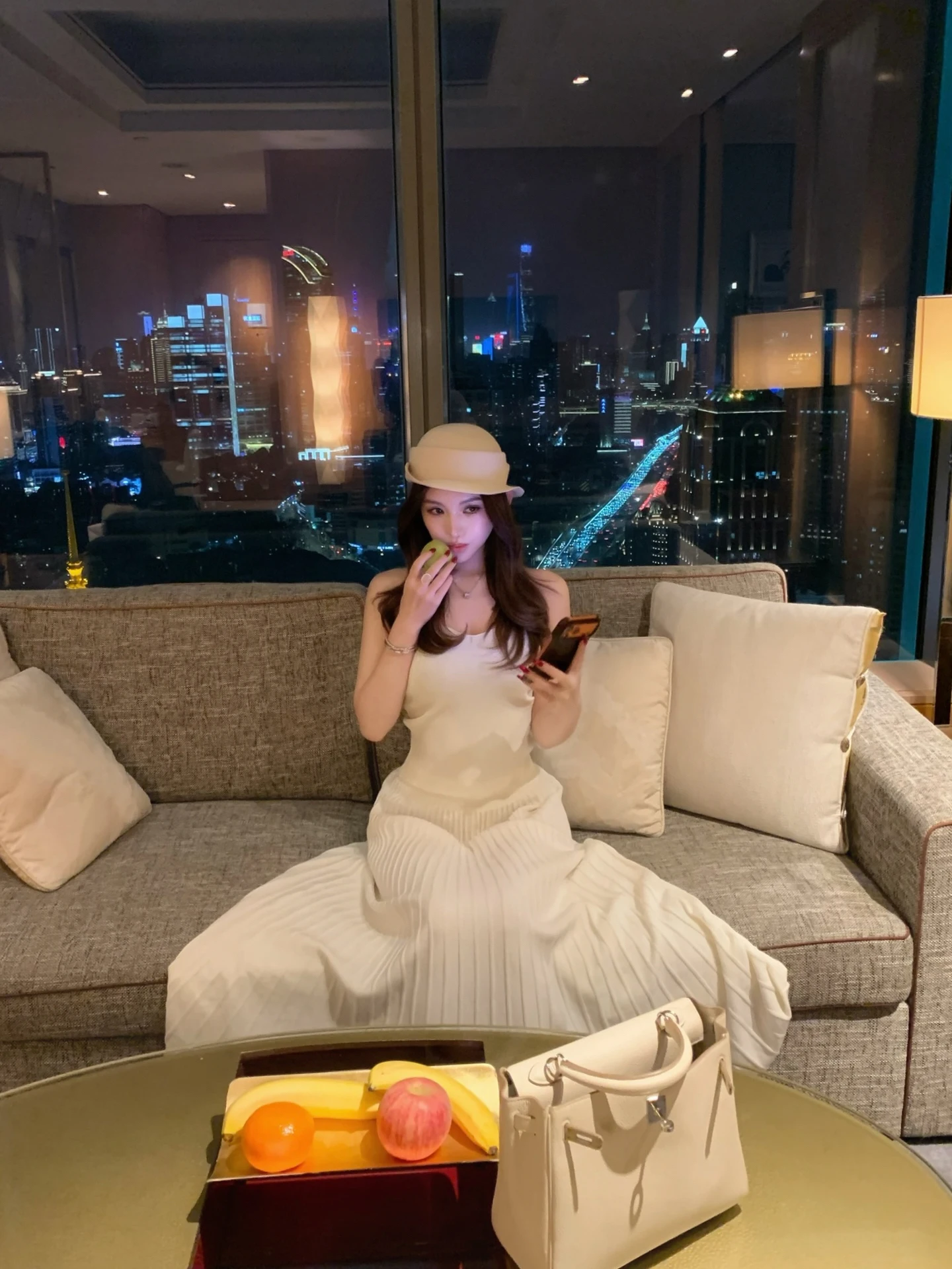 

Элегантная вязаная длинная юбка PickRui для женщин, миди-юбка, осенне-зимняя новинка, юбка с воланами, высокая талия, смесовая ткань из полиэстера