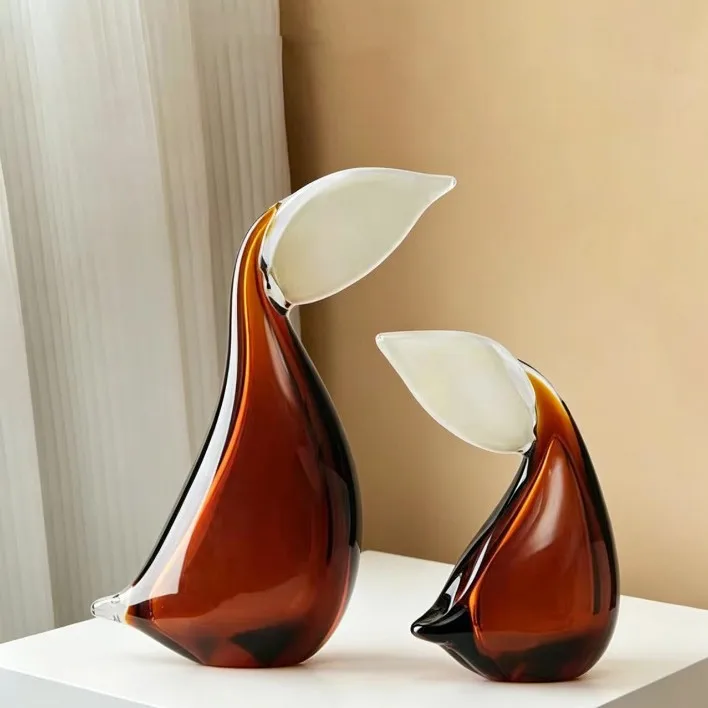 

BJ Creative art glass ornaments - modern minimalist high-end living room decor - exquisite handicrafts wholesale