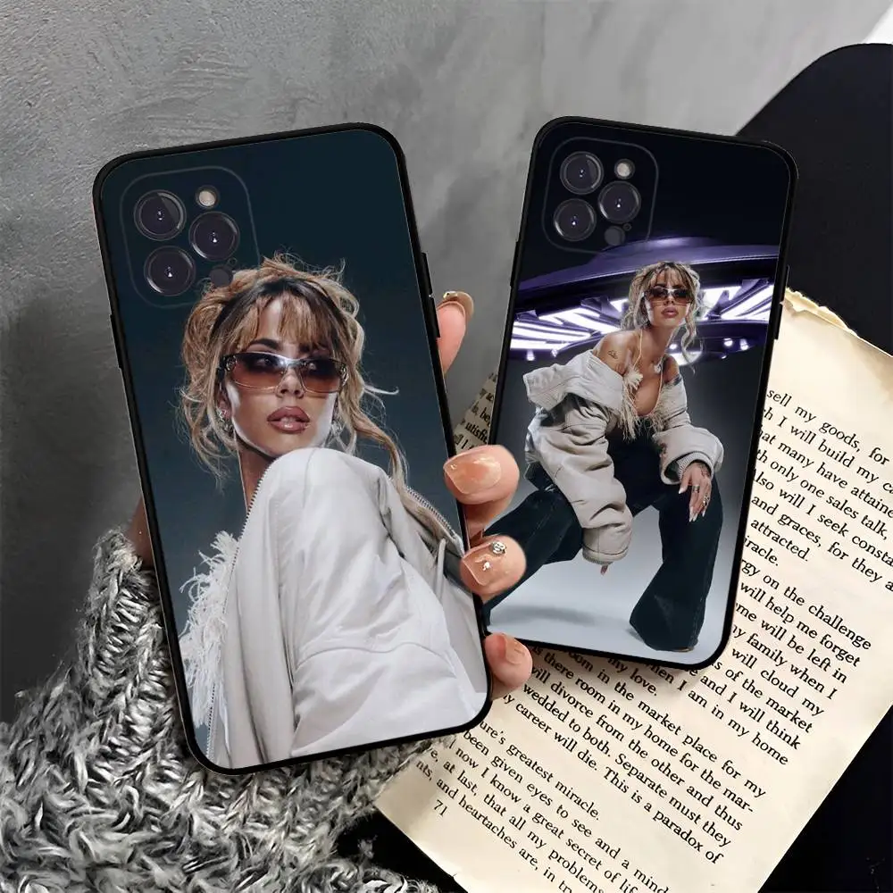 Singer T-TINI M-Martina Stoessel Phone Case For IPhone 17 Air 16 15 14 Plus 13 12 Mini 11 Pro Max Black Cover
