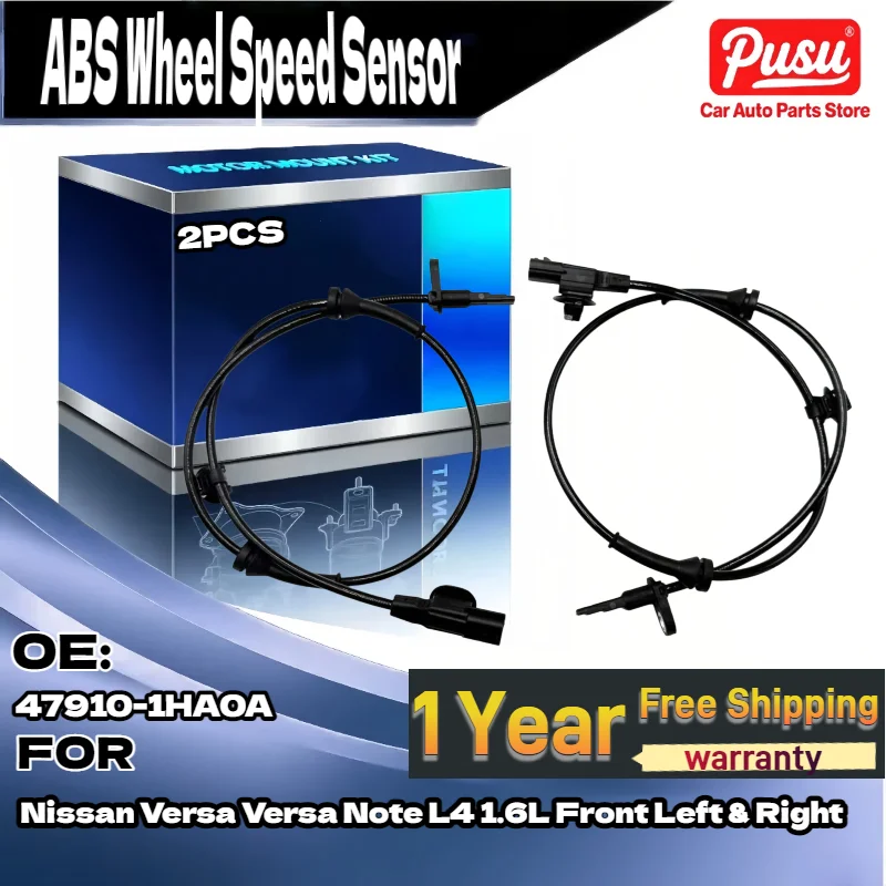 

2x датчик скорости колеса ABS для Nissan Versa Versa Note L4 1.6L передний левый и правый 47910-1HA0A