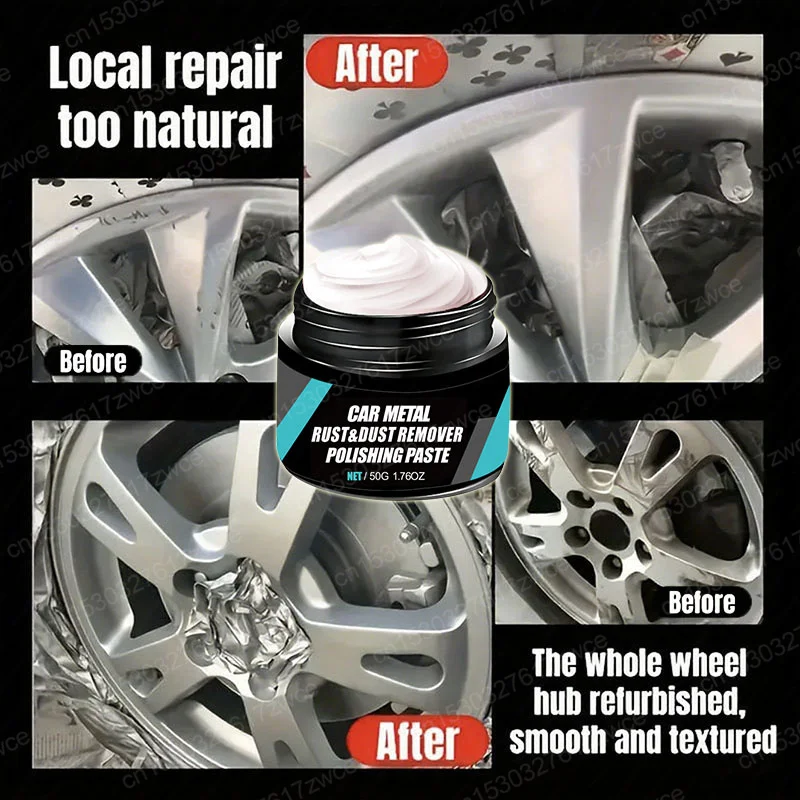ดุมล้อรถโลหะ Restorer GLOSS Enhancer CLEAR Rust & Oxidize Renewal ขัด WAX เคลือบตัวแทน Auto ล้อ Scratch Repair