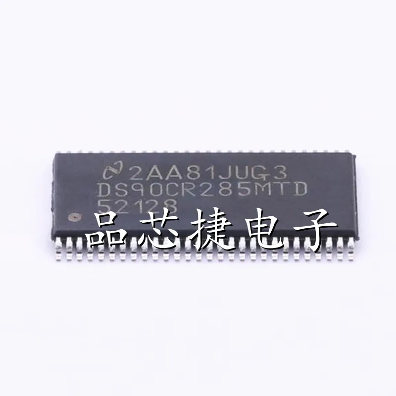 

1pcs/Lot DS90CR285MTDX /NOPB Marking DS90CR285MTD TSSOP-56 +3.3V Rising Edge Data Strobe LVDS 28-Bit Channel Link Transmitter