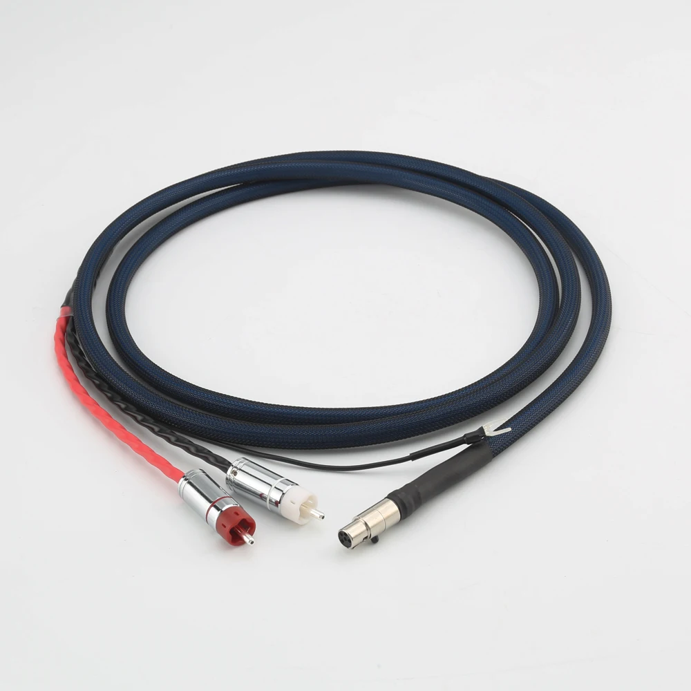 Neues Audiocrast A10 HIFI 5-Pin Mini-XLR-Buchse auf RCA-Stecker Kabel für Iriver KANN CUBE Verstärker Lautsprecherkabel KANN CUBE 5-Pin Mini – Detail 1