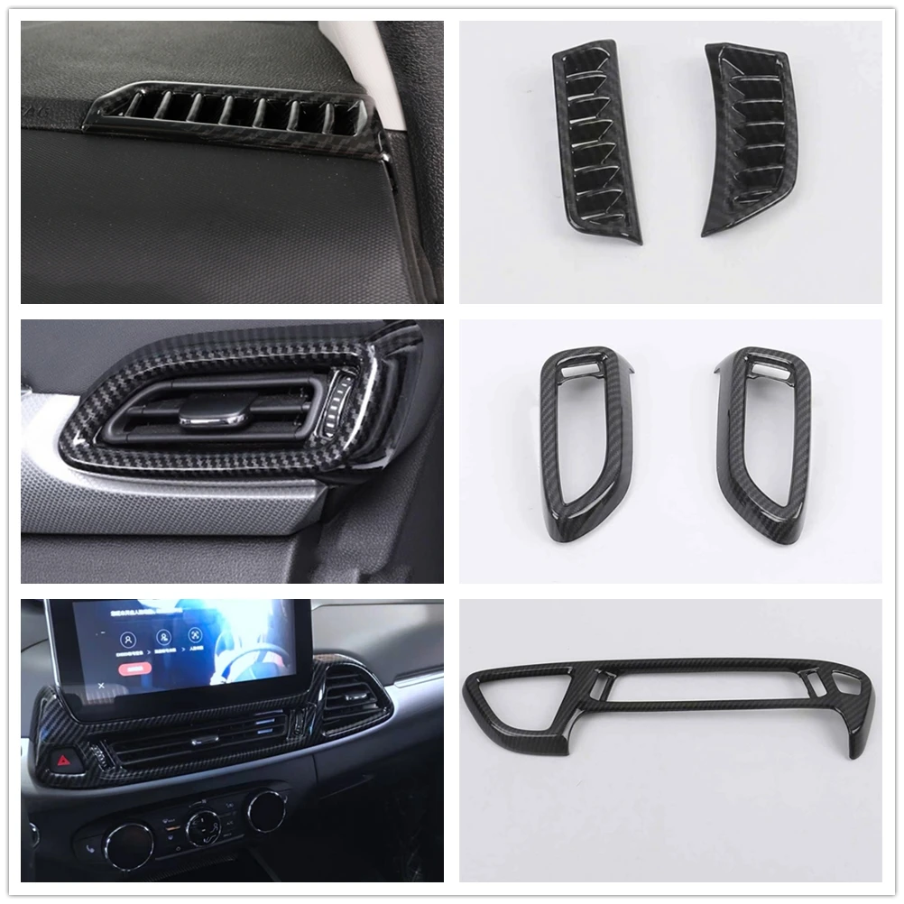 

LHD Accessories Center AC Outlet Vent Decoration Cover Trim Car Side Air Conditioning For Chery Tiggo Exeed TX/TXL 2019 2020