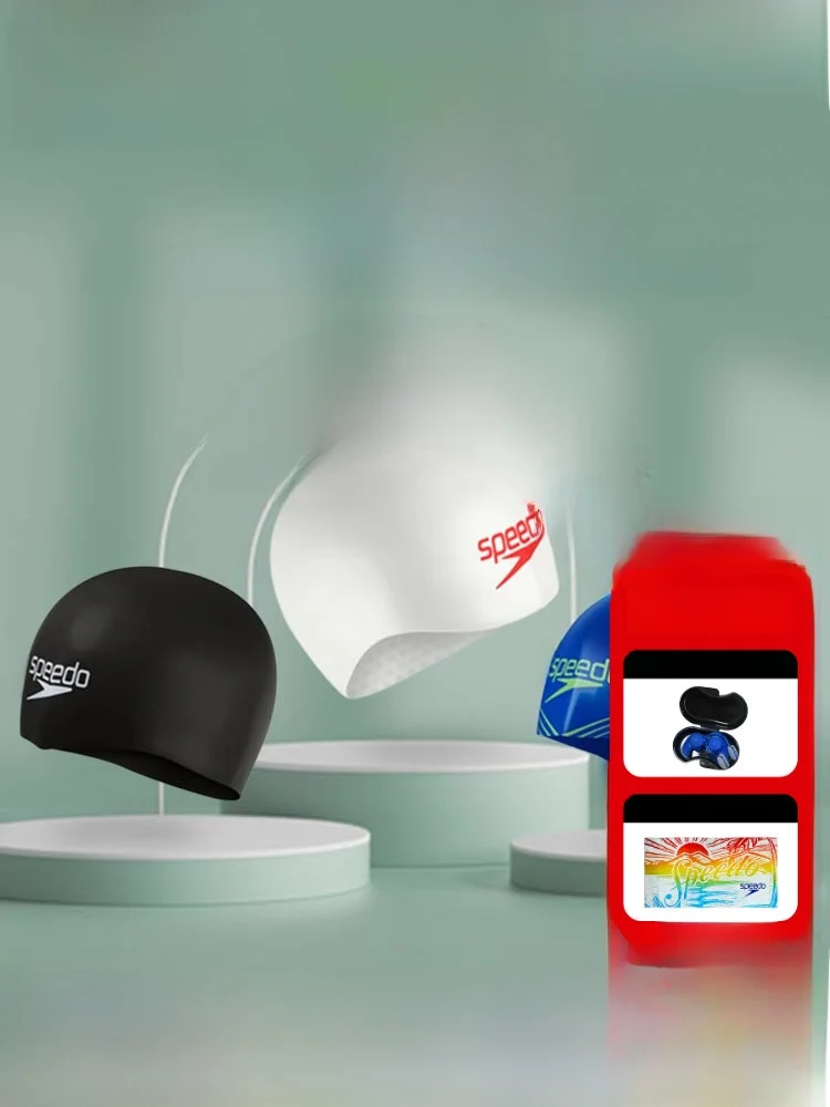 

Cetitive Swimming Cap ex ark Skin Series No Headache Profional Training And Racing Steel Helmet Swim Cap