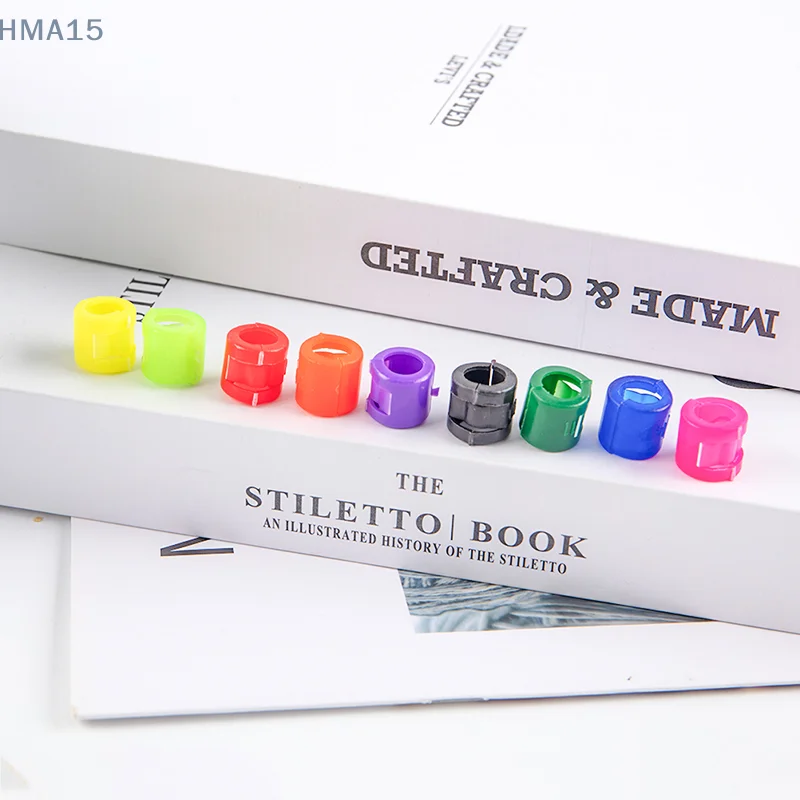 

10PCS 0.9cm Pigeon Chicken Supplies Pigeon Ring Set Pigeon Foot Ring Set Identification Ring Simulation Electronic Ring