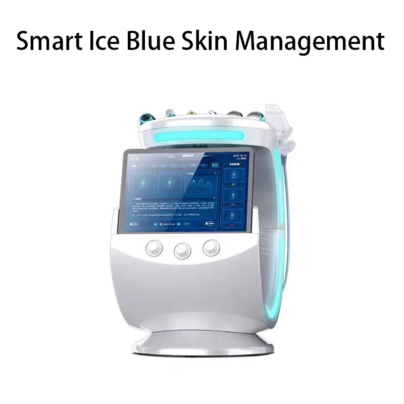 

Smart Ice Blue Skin Detection and Analysis Instrument for Deep Cleaning, Hydration, Whitening and Beauty Salon