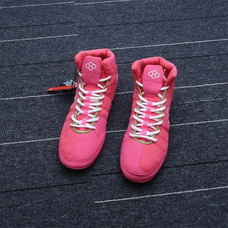 2026 New Wrestling Boots for Men Women Pink Boxing Shoes Unisex Top Quality Indoor Sports Shoe Designer Boxing Fighting Boots