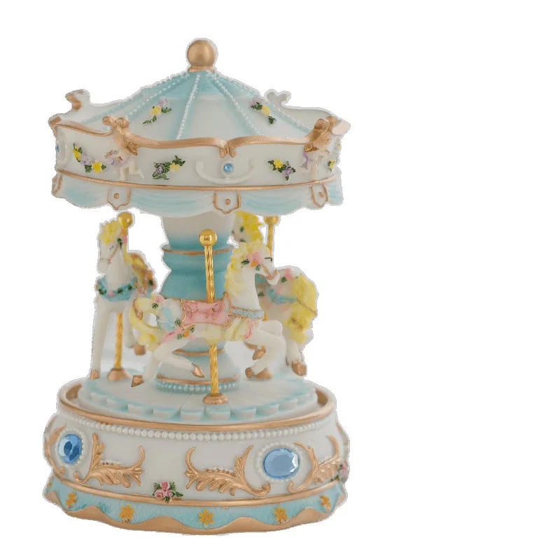 

Internet celebrity new carousel music box music box birthday gift