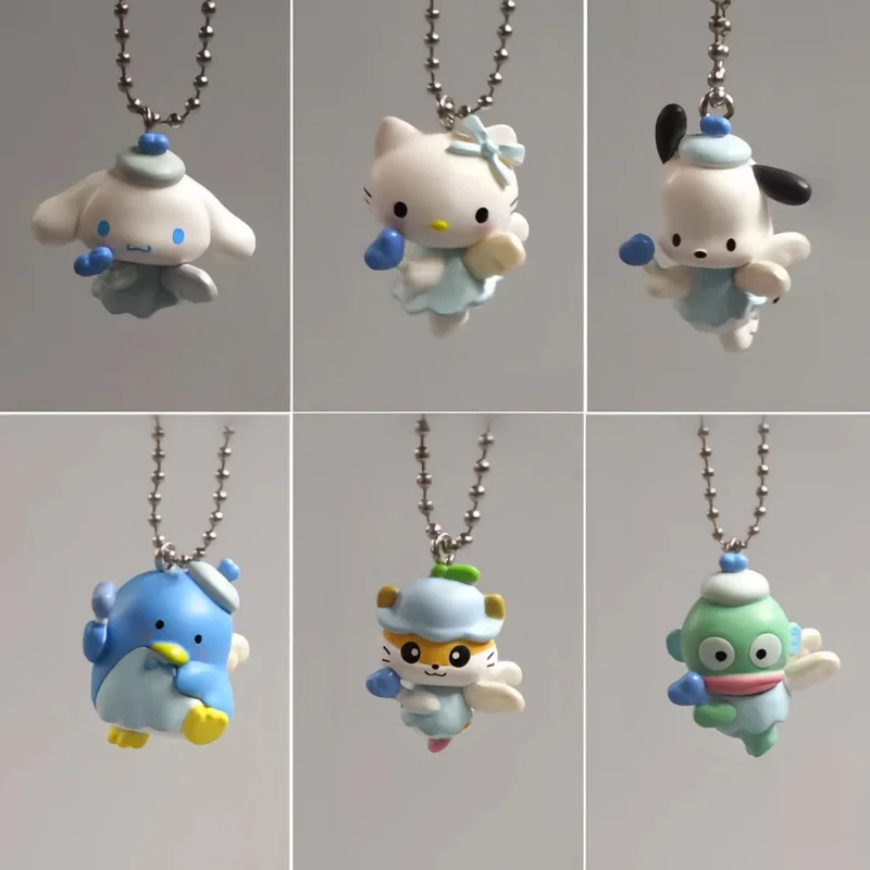 

Kuromi Pochacco Cinnamoroll Block Pendant Series Blind Box Kawai Angel Anime Action Figure Kid Trendy Toys Surprise Gift
