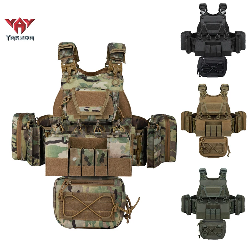 YAKEDA New Thickened Tactical Vest Multi-style Outdoor Multifunctional Protection Hunting Tactical Vest