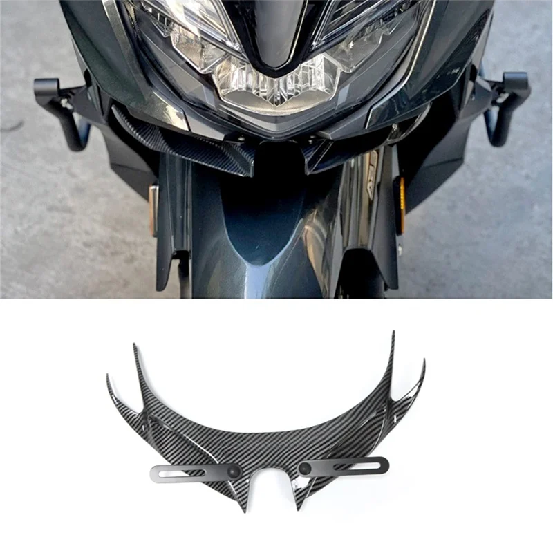 For Honda Forza 350 2021 2022 Motorcycle Front Fairing Winglets Aerodynamic Wing Side Wings Spoiler Accessories