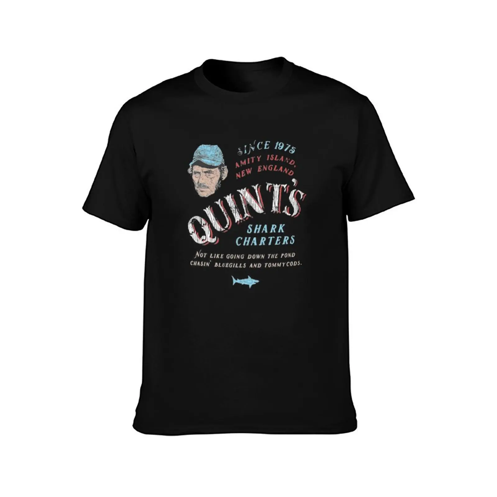 quint's shark charters T-Shirt Cool Feeling Summer Tee Shirt T-Shirt