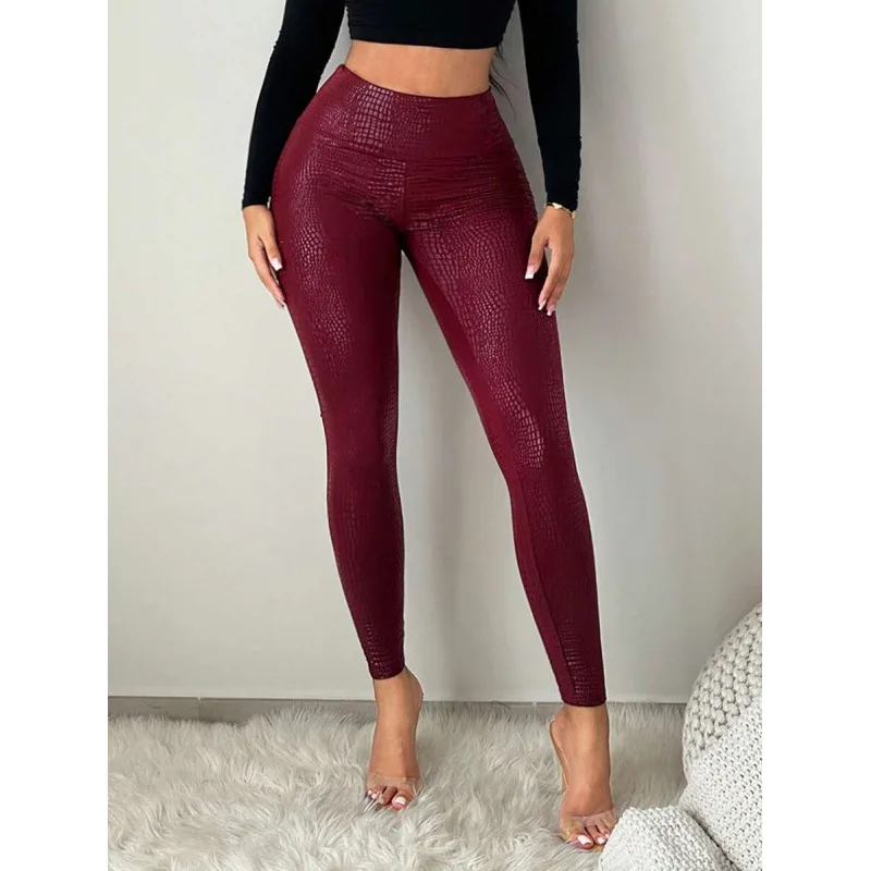 

Блестящие брюки-капри длиной 7/8, повседневные брюки нейтрального стиля, другой материал, 100% хлопок, весенняя коллекция, нейтральный крой