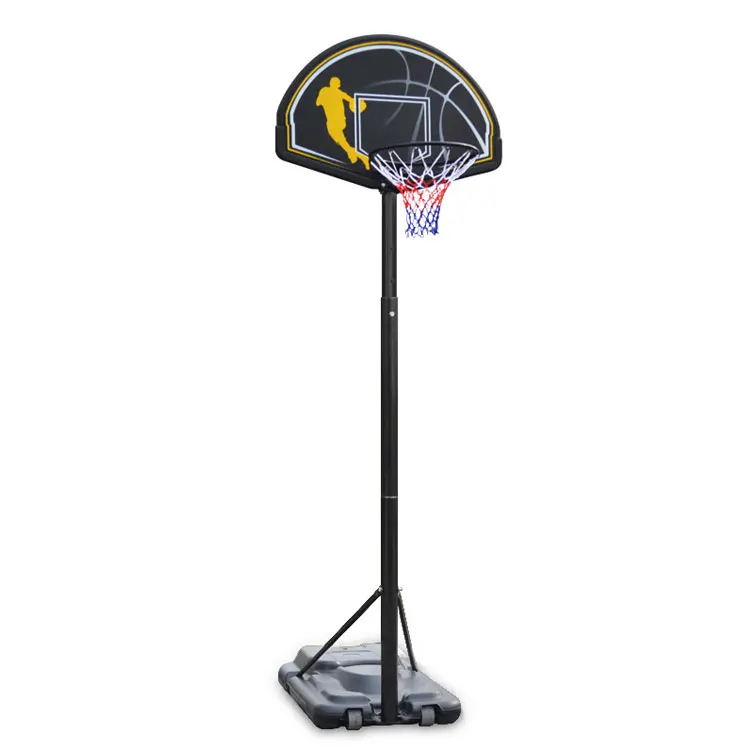 

PE Backboard Double Spring Basketball Rim Portable Height Adjustable Outdoor Basketball Hoop Indoor for Kids