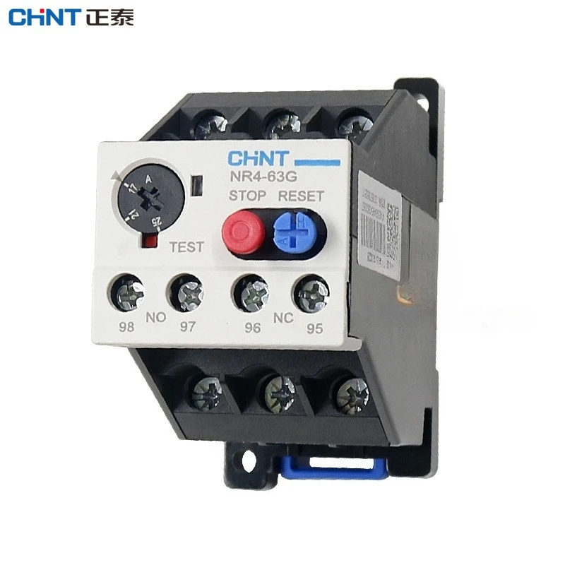 CHINT مرحل حراري NR4-63G نسخة مطورة متطابقة مع CJX1 الحماية الحرارية الزائدة مرحل الحمل الحراري لطيف rele 9 فولت