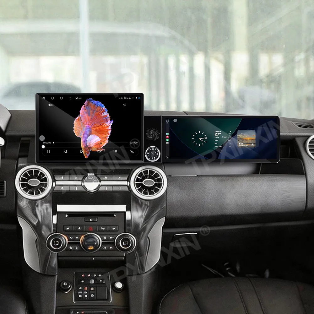 Different Type Dual Screen Car Radio For Range Land Rover Discovery 4 2012-2016 Car Multimedia Video Player GPS Navi Carplay