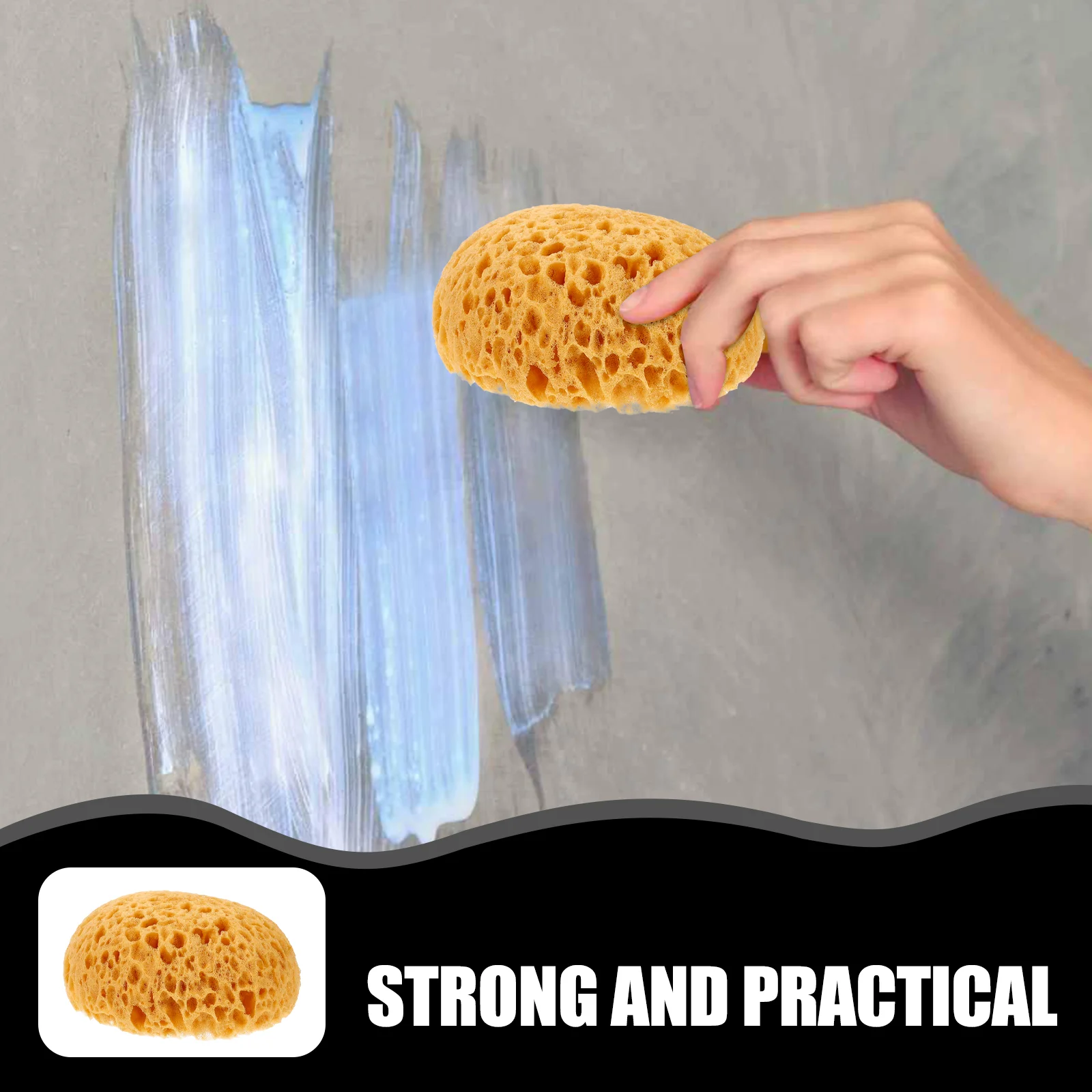 Wall Repair Sponge Bath Texture Ball/Bath Wipe/Bath Flower Yellow Sponges for Painting Cleaning