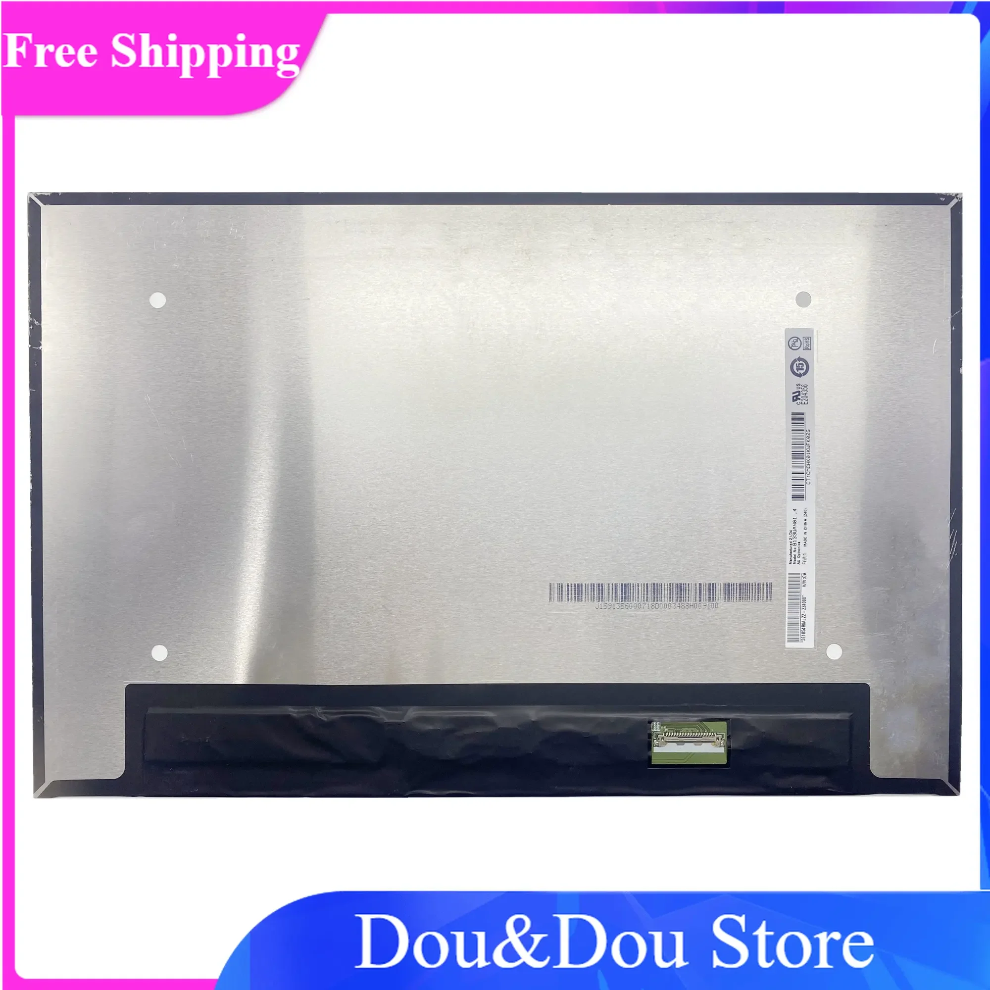 

B133UAN01.4 or NV133WUM-N41 /PCBA bent non-touch screen FHD 30pin 1920x1200 connector matrix LCD