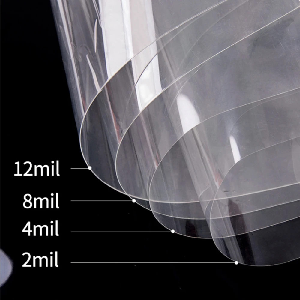 76cmX3m 2Mil/4Mil/8Mil/12Mil Clear Safety Film Building Home Stove Table Glass Window Protection Anti-scratch Films