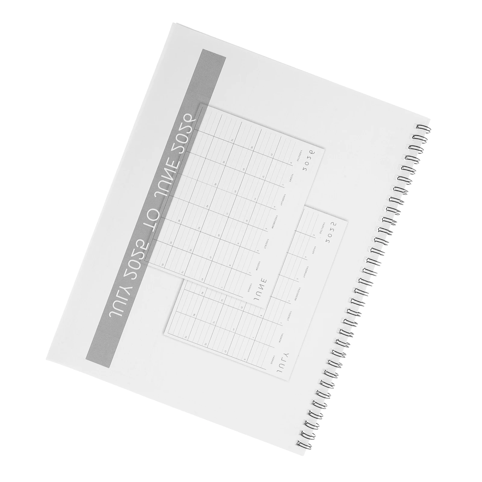 

2025-2026 Spiral Wall Monthly Planner For Office Home Classroom Coil Binding Vertical Paper Minimalist Design Year Round