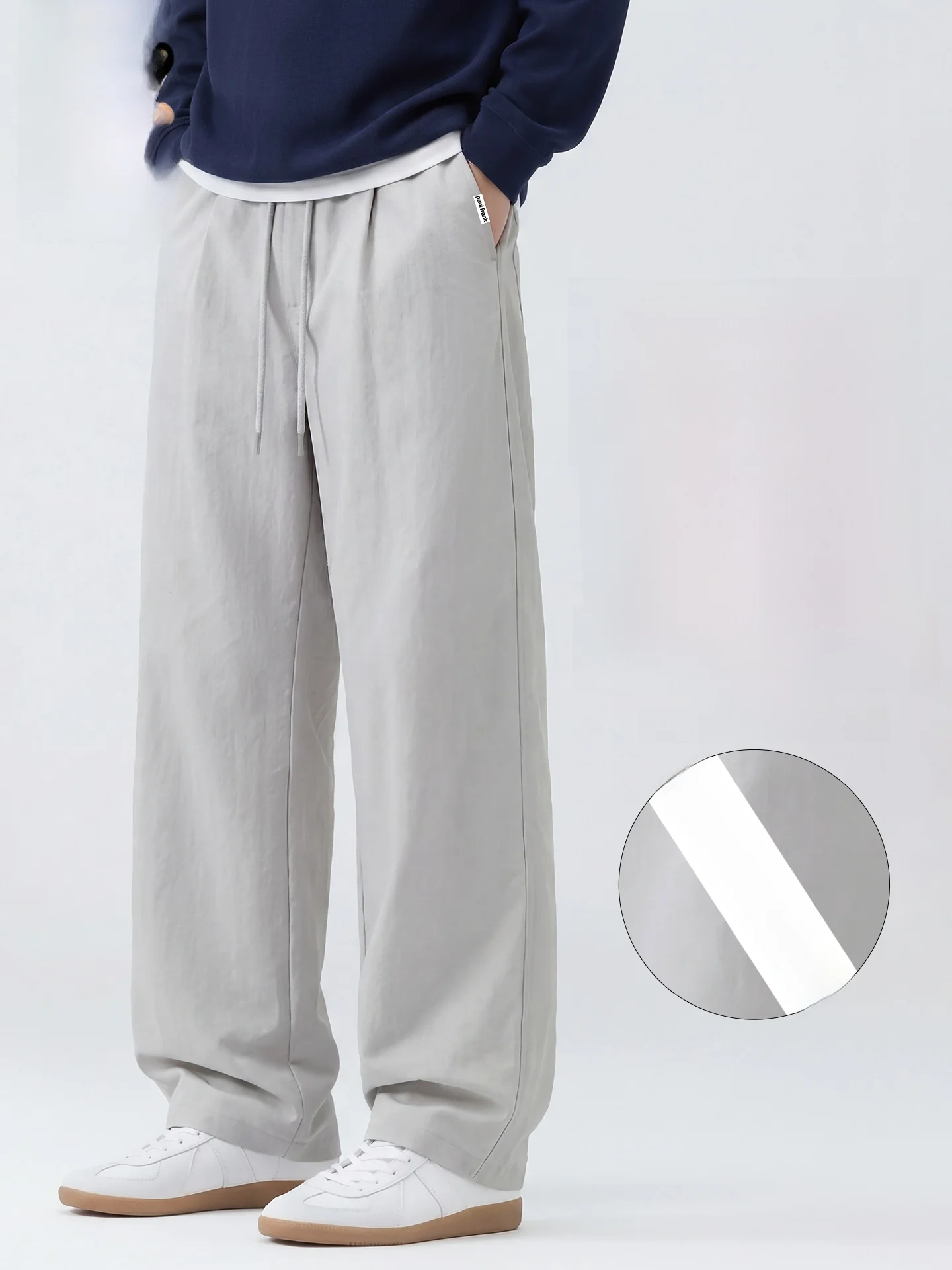 

Мужские повседневные спортивные брюки прямого кроя в американском стиле для активного отдыха с завязками, весна 2026