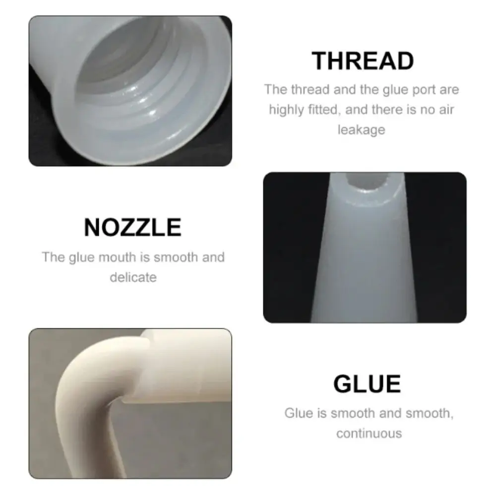 

Plastic Material Glass Nozzles Universal Fit Silicone Tips Sealant Silicone Tips Sealant Applicator Caulking Tips