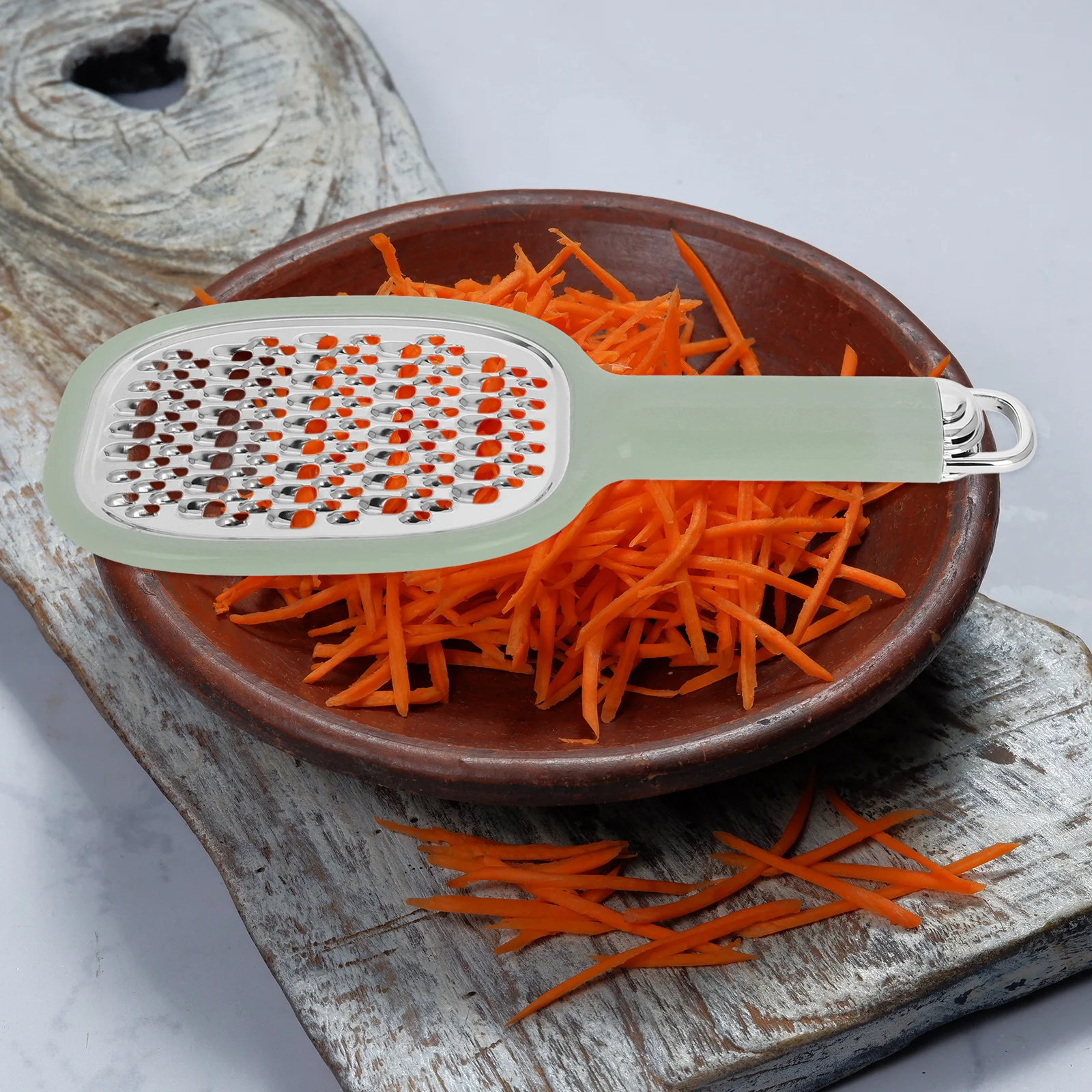 

1pcs 【】Vegetable Cutter Stainless Steel Garlic Chopper Cheese Grater Kitchen Tool Fruit Onion Peeler Potato Carrot Slicer Salad