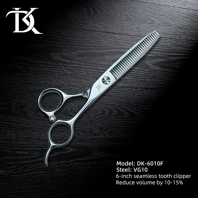 

Titan Scissors 6inch Comprehensive scissors Hair Scissors DK Silver Scale Series 440c Stainless Steel Scissor