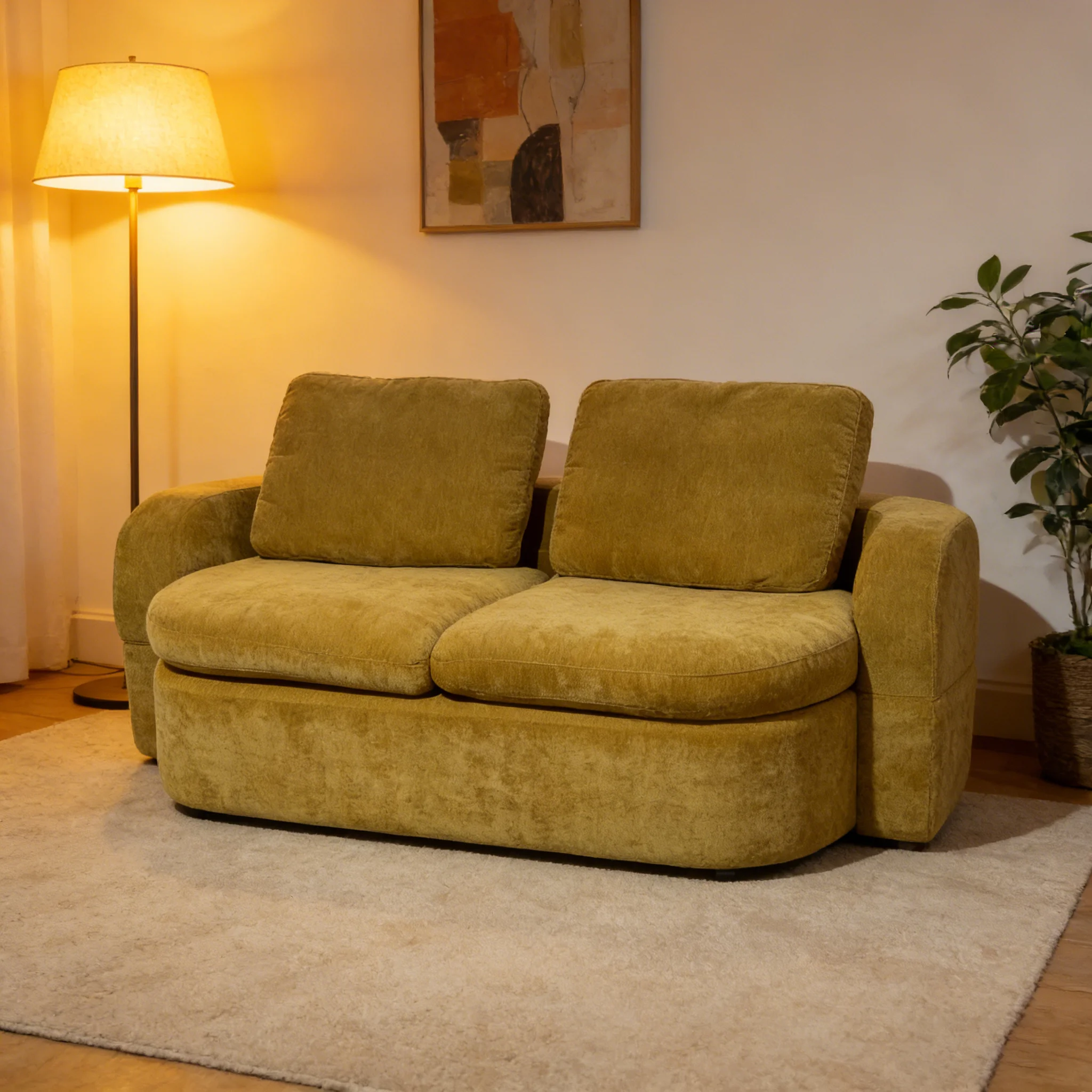 Convertible Sofa Bed Sleeper Chair Sponge Folding Sofa Bed Couch for Bedroom Living Room Guest