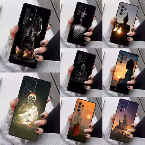 Gautama Buddha Phone Case For Samsung Galaxy S23 S21 S20 FE S24 S22 Ultra Note20 S10 S9 S8 Plus A40 A52 A12 A13 A53