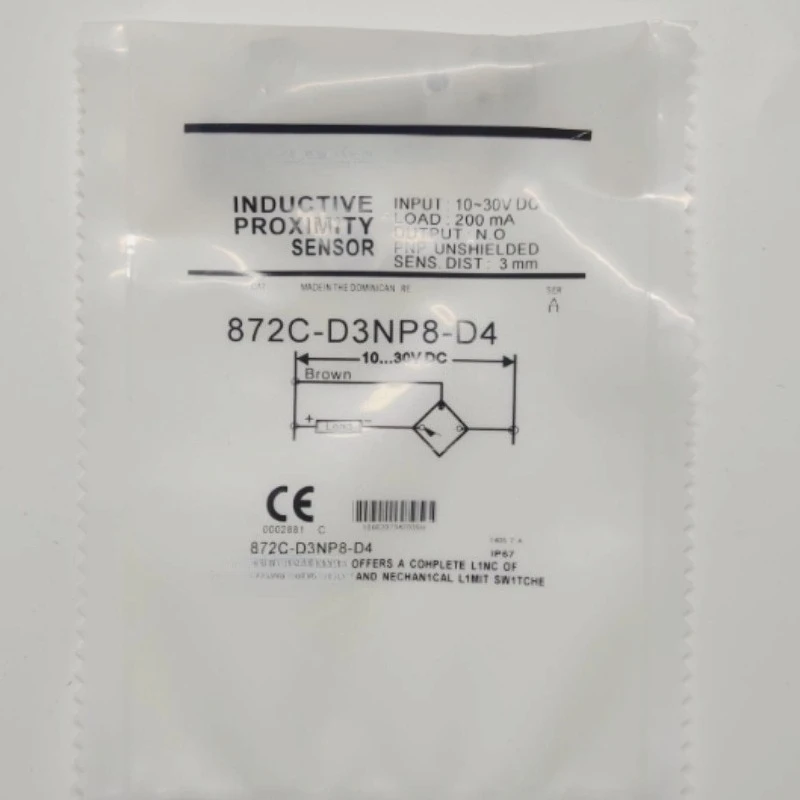 

Brand New 872C-D3NP12-D4 872C-D3NP8-D4 872C-D4NP12-D4 Proximity Switch Fast delivery