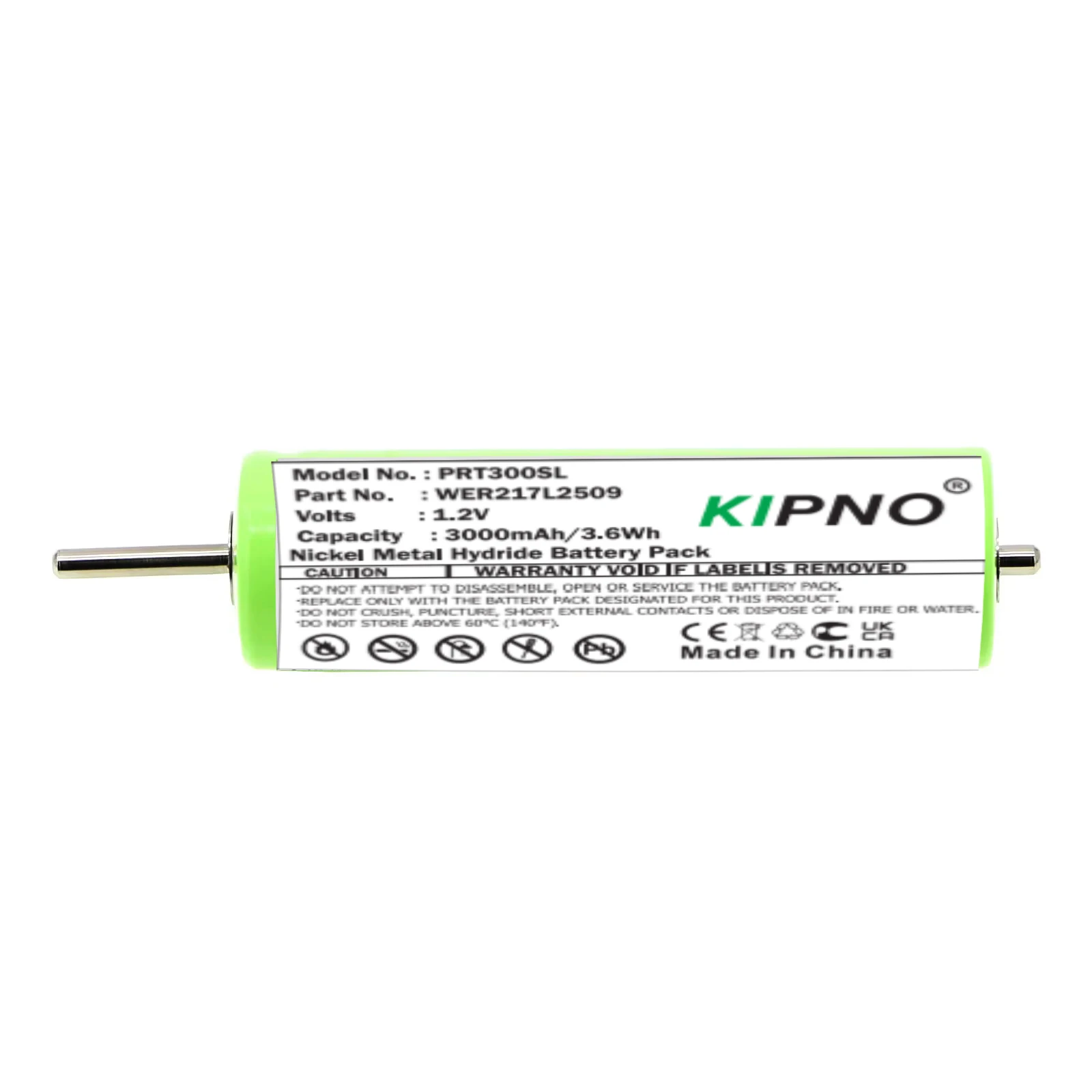 3000mAh Replacement Battery Compatible with Panasonic ES-RT30 RT40 SA40 ES3042 ES4001 ES4025 ES4027 ES4033 ES4035 ES4105