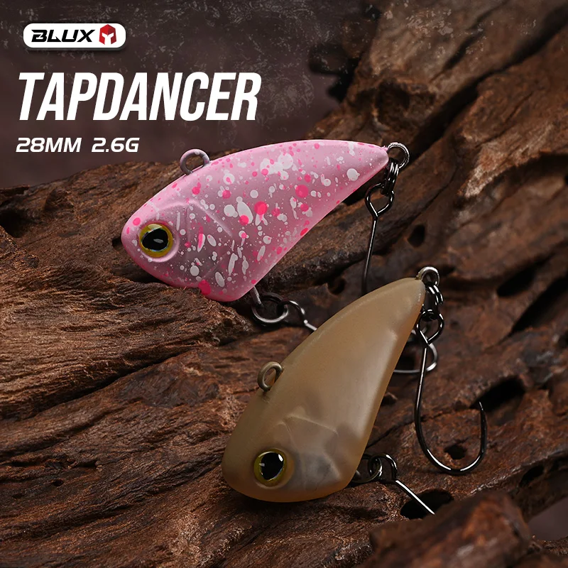 BLUX Tapdancer 28mm 2.6g Mini VIB Lipless Crankbait Fishing Lure Stream Area Trout Vibration Plastic Wobbler Artificial Bait - view 4