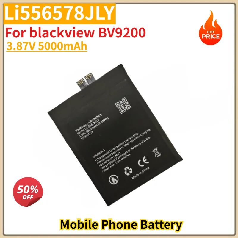

Li556578JLY High Quality Phone Battery 3.87V 5000mAh for Blackview BV9200 Brand New Replacement Battery