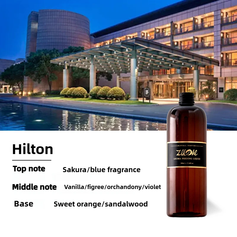 500ml Hilton Geurmachine Geurverspreider Wandmontage Hotel Hoge Capaciteit Geurverspreider Groot Gebied Hotel Lobby Thuis Geur