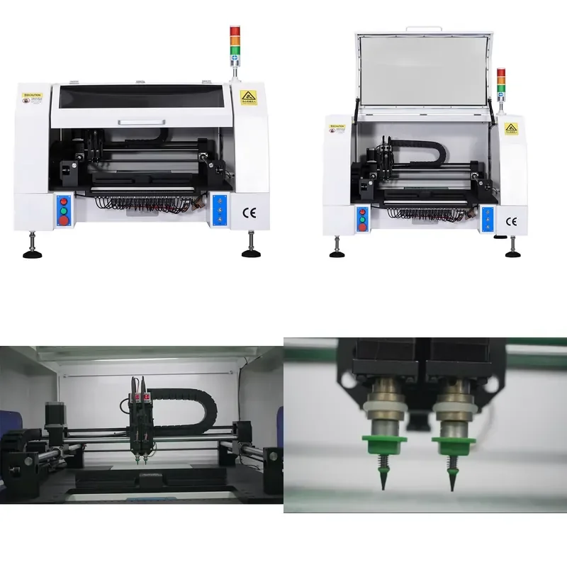 High Quality Desktop Automatic Pick and Place Machine T2 Mini SMT Machine for Assembly Line Electronic Component Placement
