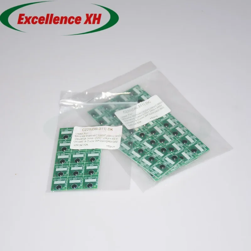 

20 шт. Чип для фотобарабана DR311 (DR 311, DR-311) для Konica Minolta Bizhub C360, C280, C220 (сброс)