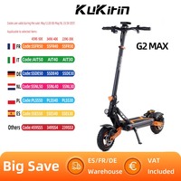 KuKirin G2 Max Electric Scooter For Adult 1000W Motor 48V 20.8AH 10 Inch Wilde Inflatable Tire Off-Road Foldable Escooter