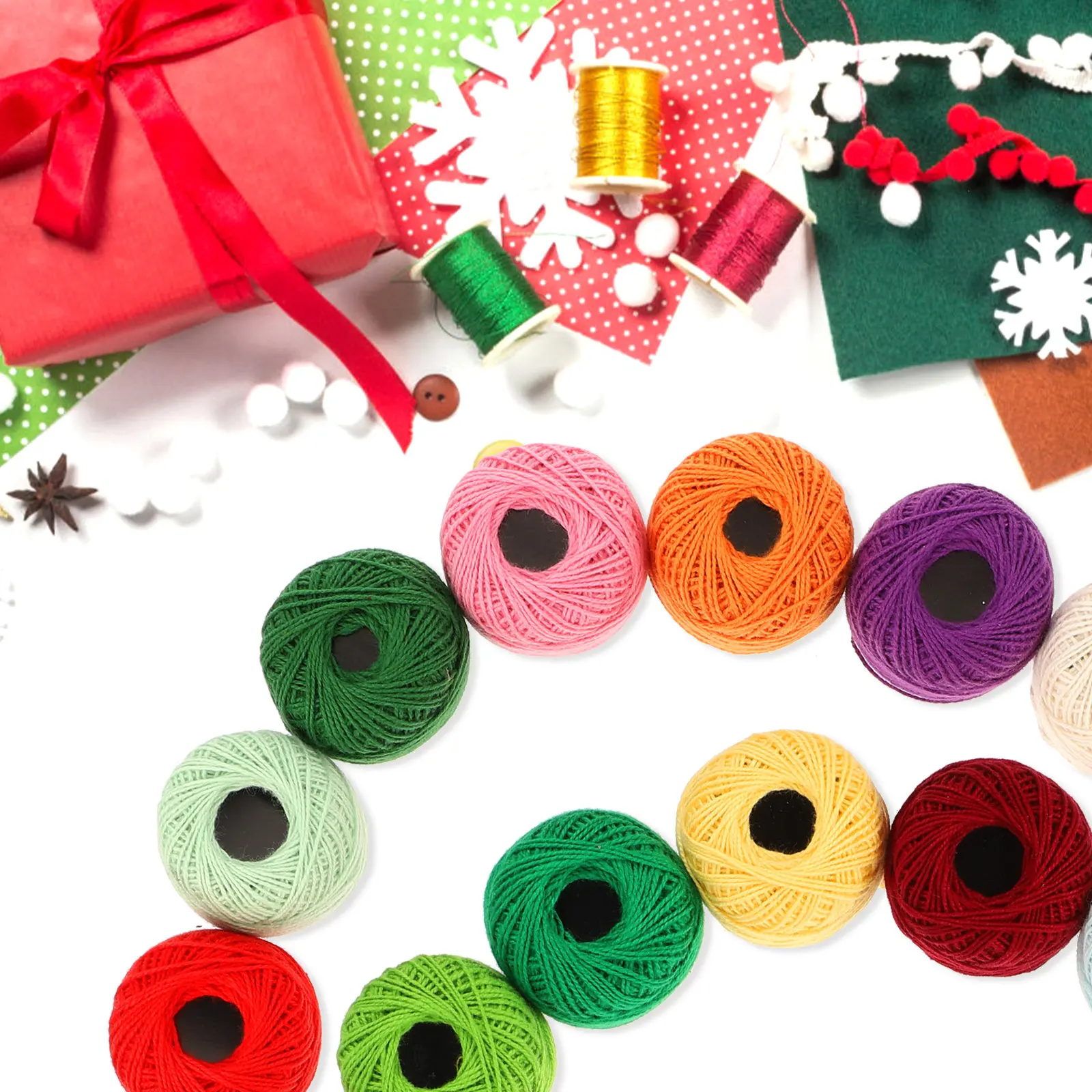 Conjunto de 16 Rolos de Linha - Embroidery Quilting avaliação e preço