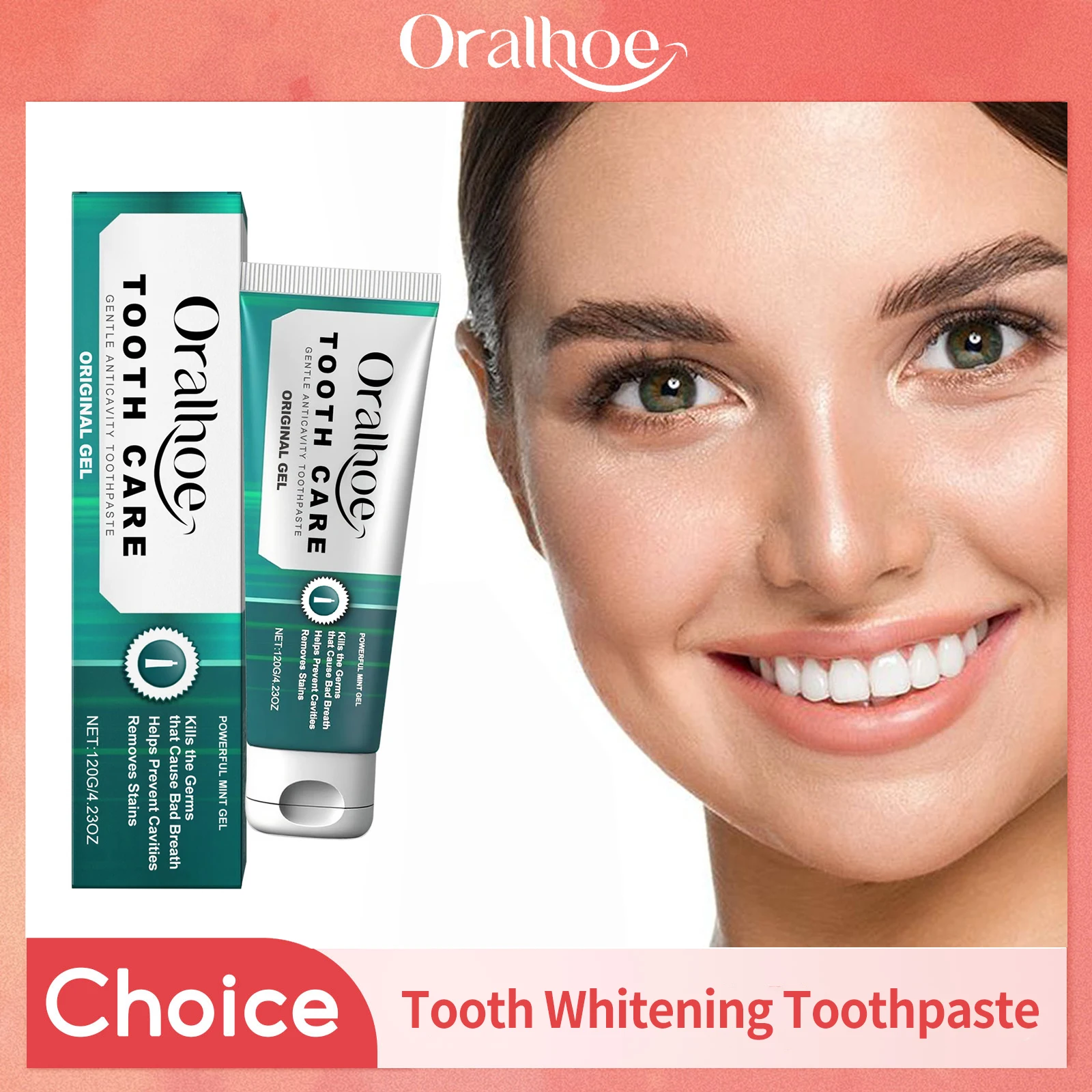 

Caries Removal Toothpaste Remove Plaque Stains Teeth Whiten Reduce Bad Breath Deep Cleansing Oral Dental Brightening Toothpaste