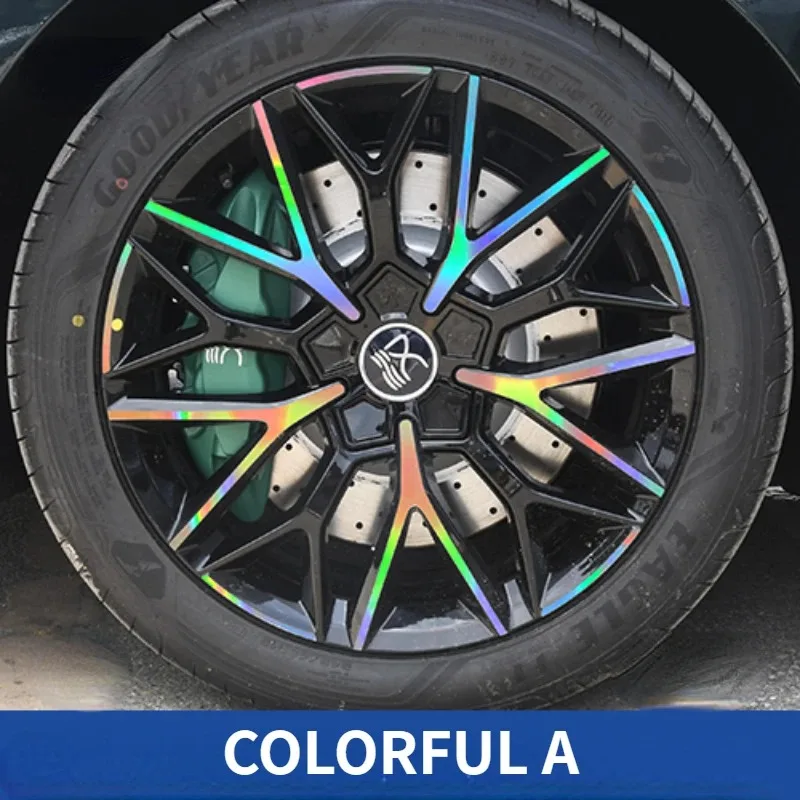 

BYD HAN EV Wheel Hub Sticker 19 Inch Wheel Color Change Sticker Wheel Hub Protection Reflector Car Personalized Cool Stickers