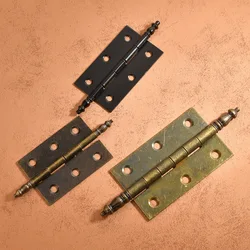 1PC Retro Furniture Hinge with Screws for Wooden Jewelry Box Cabinet Gift Box Decorative Hinges