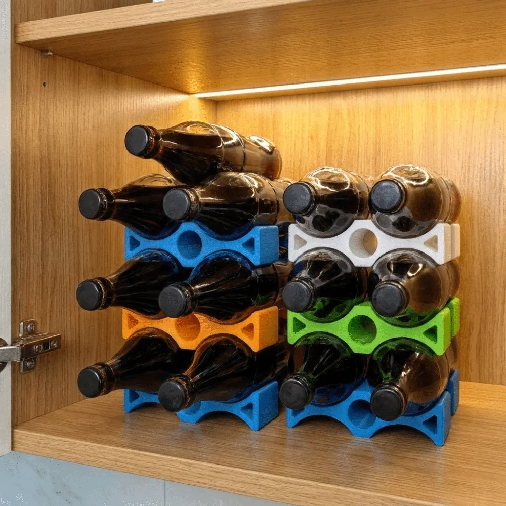 Practical 3D Printed Can Stacker Organizer Plastic Stable Soda Can Stacker Space Saving Soda Can Organizer Cabinet